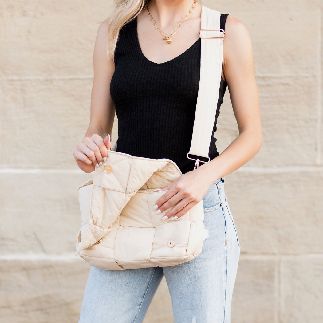Romy Foldover Puffer Crossbody view 3 - Romy Crossbody (bag)