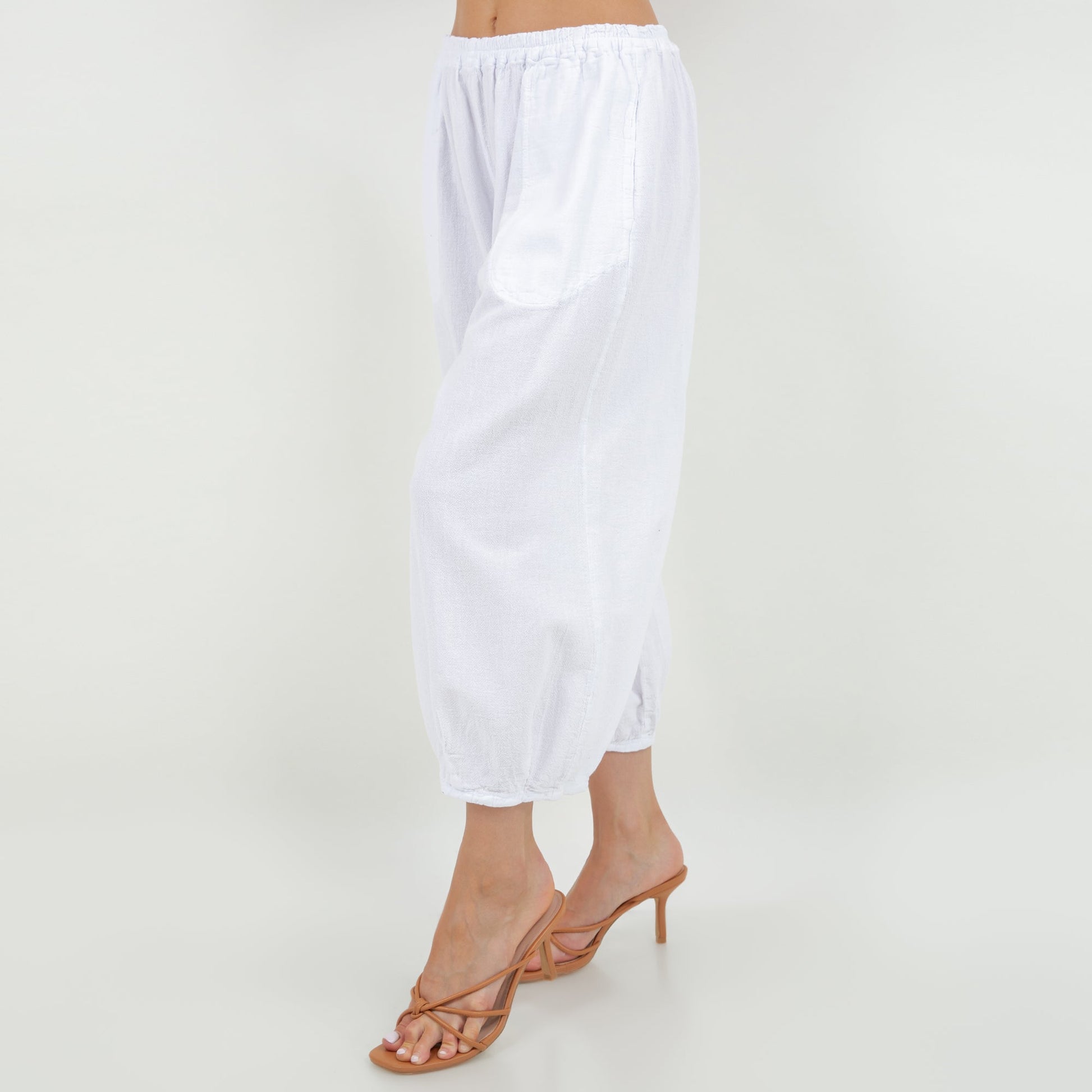 Ron Pant 100% Cotton Gauze in 0(XS/S) view 4 (bottom)