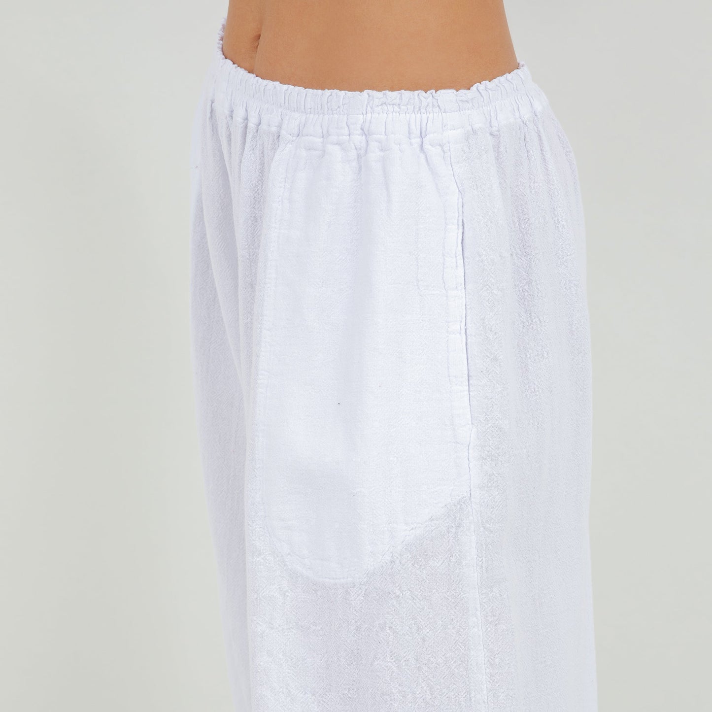Ron Pant 100% Cotton Gauze in 0(XS/S) view 5 (bottom)