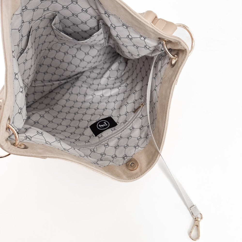 Rosalie Rivet Suede Hobo Bag view 7