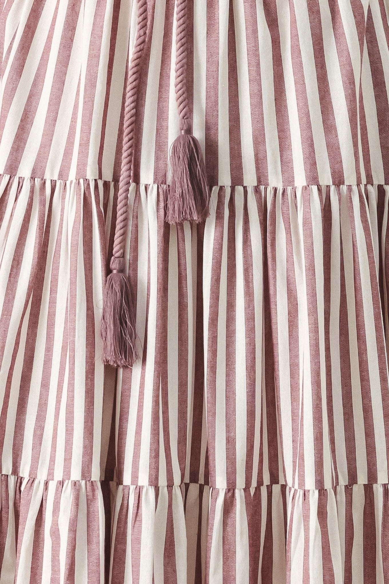 Rosy Breeze Woven Ankle Dress in BLUE/NATURAL view 10 - Breeze Pink Dress