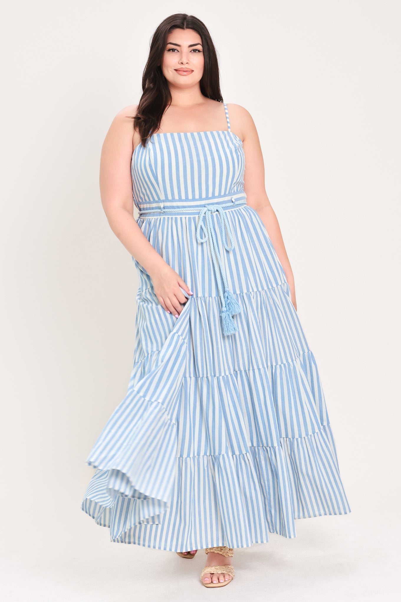 Rosy Breeze Woven Ankle Dress view 15 - Breeze Pink Dress