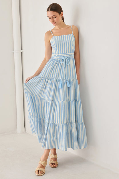 Rosy Breeze Woven Ankle Dress view 19 - Breeze Pink Dress