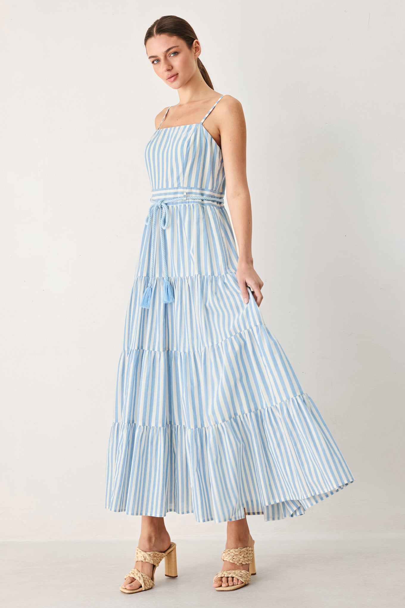 Rosy Breeze Woven Ankle Dress view 21 - Breeze Pink Dress