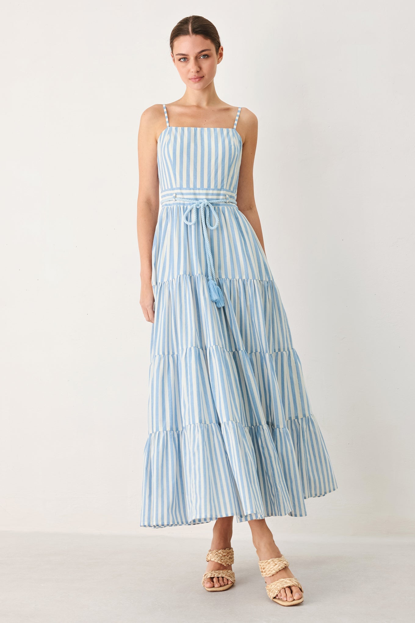 Rosy Breeze Woven Ankle Dress view 22 - Breeze Pink Dress