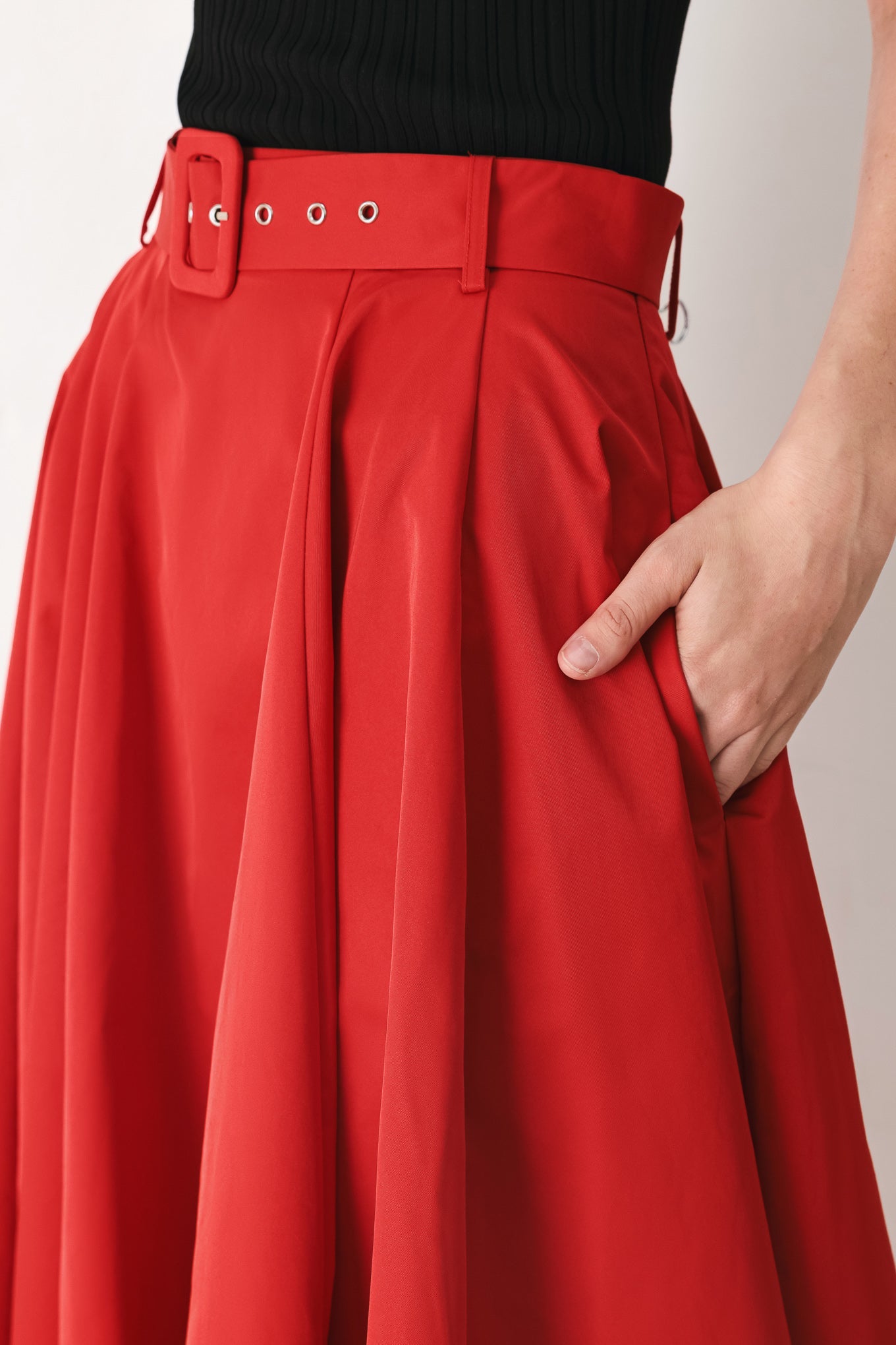 Rouge Allure Woven Full Midi Skirt view 13 - Rouge Skirt (dress)