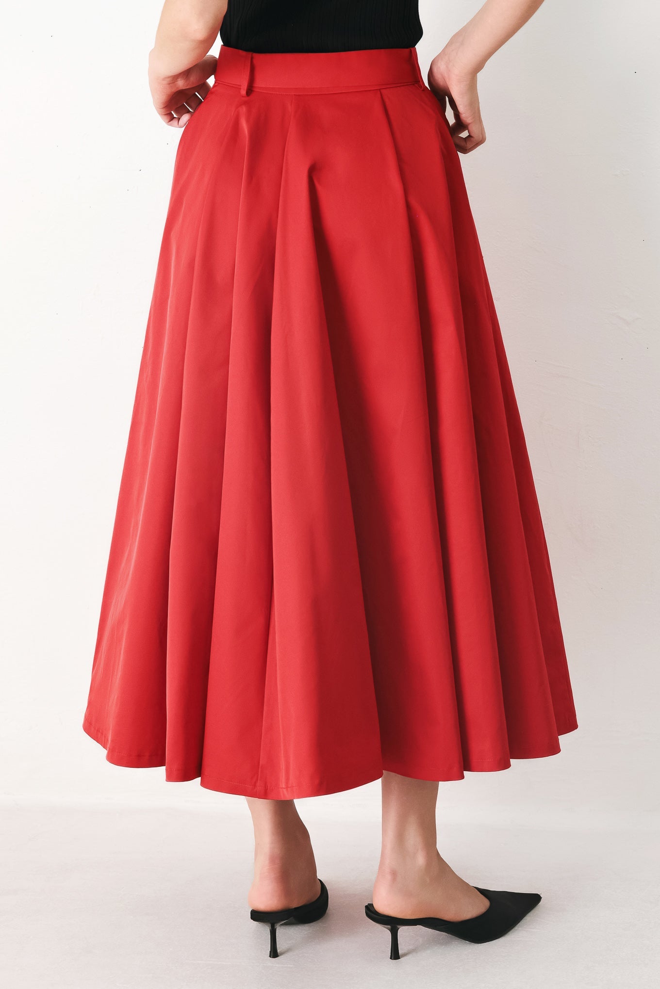 Rouge Allure Woven Full Midi Skirt view 14 - Rouge Skirt (dress)