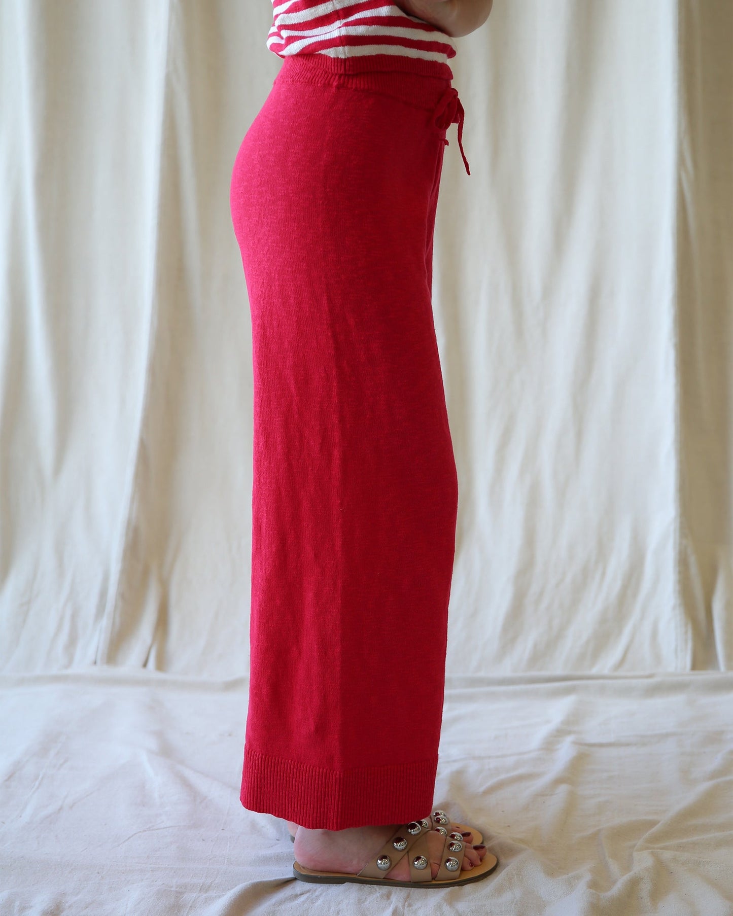 Round Trip Pant in L view 4 - Round Trip Wide Leg Pants (bottom)