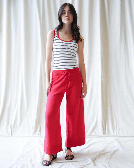 Round Trip Pant in S view 2 - Round Trip Wide Leg Pants (bottom)