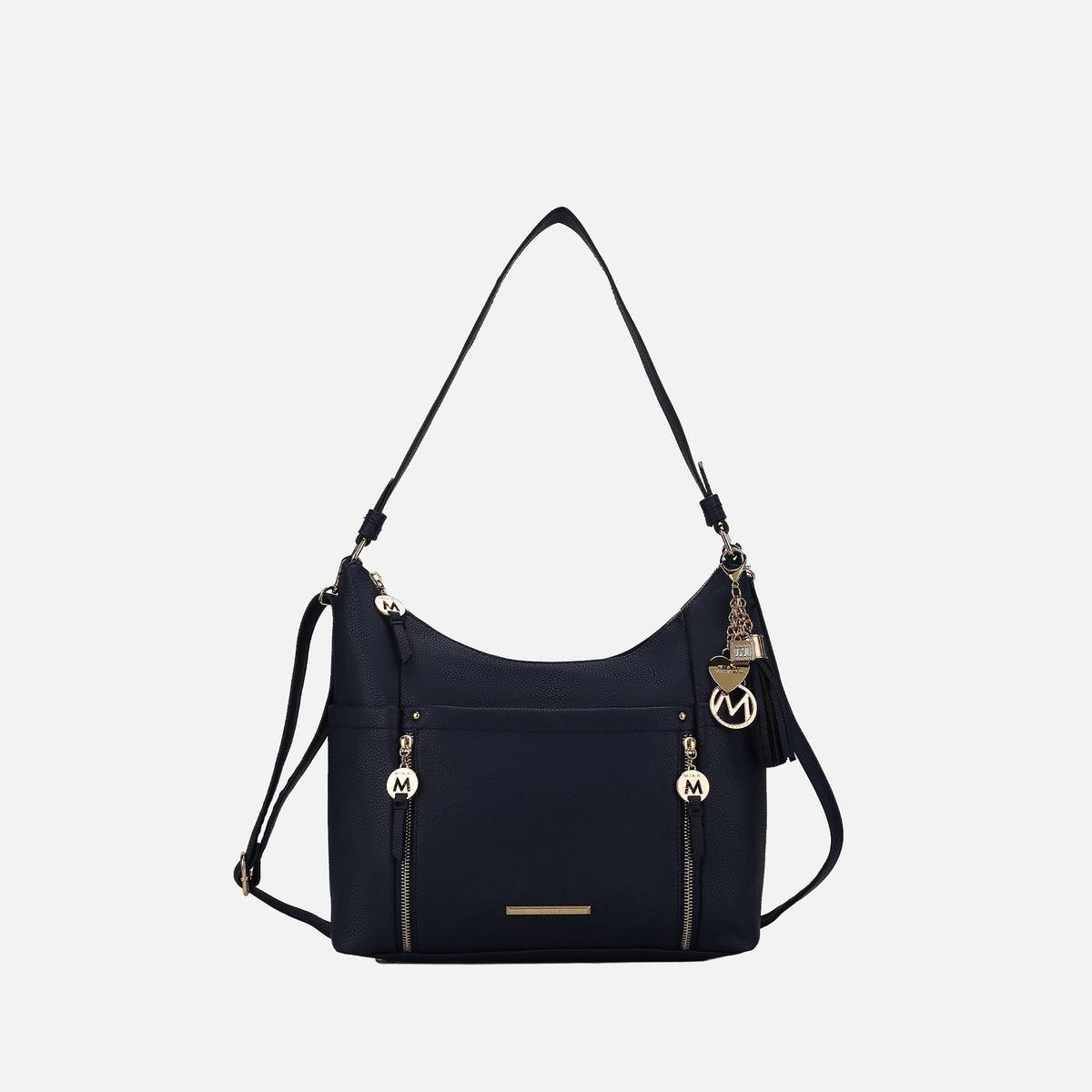Ruby Shoulder Bag in Golden Poppy view 12 - Ruby Shoulder Bag Black Croc