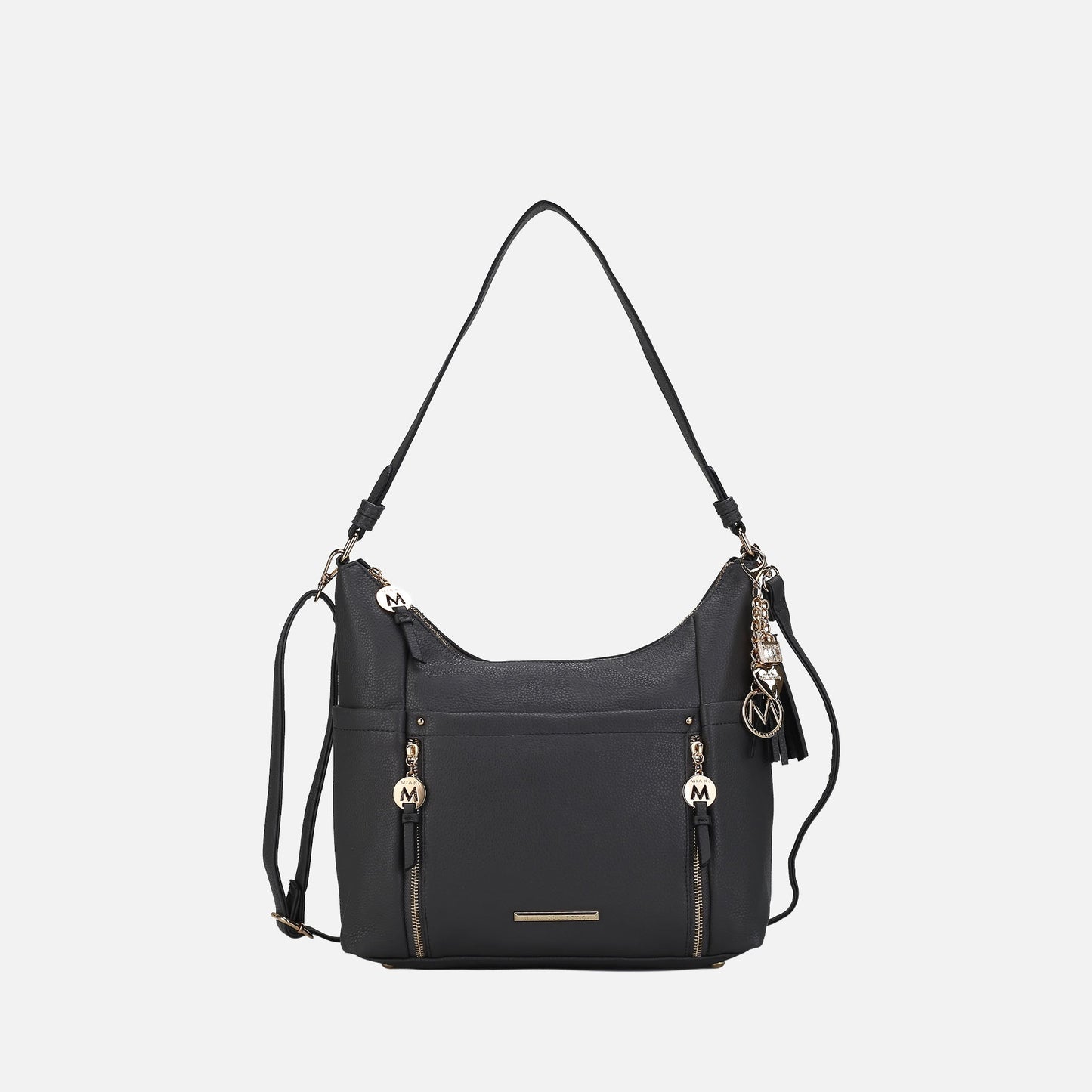 Ruby Shoulder Bag in Pink view 9 - Ruby Shoulder Bag Black Croc