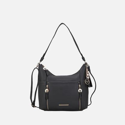 Ruby Shoulder Bag in Pink view 9 - Ruby Shoulder Bag Black Croc