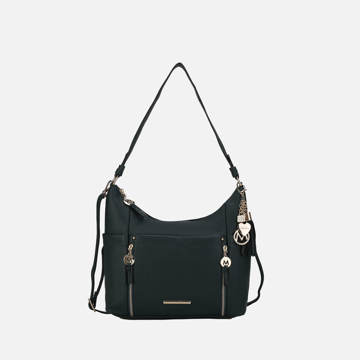 Ruby Shoulder Bag view 13 - Ruby Shoulder Bag Black Croc