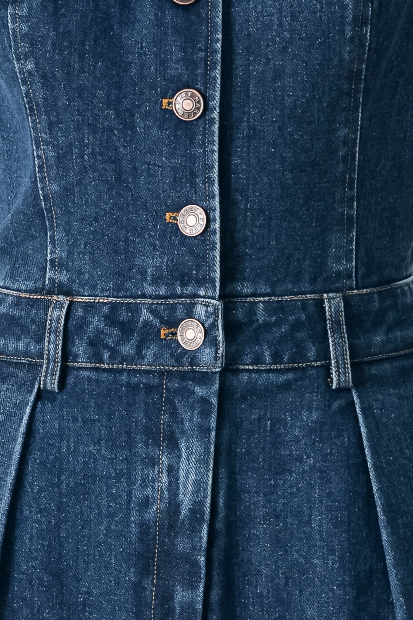 Runway Hit Line Denim Jumpsuit view 7 - Runway Jumpsuits (bottom)
