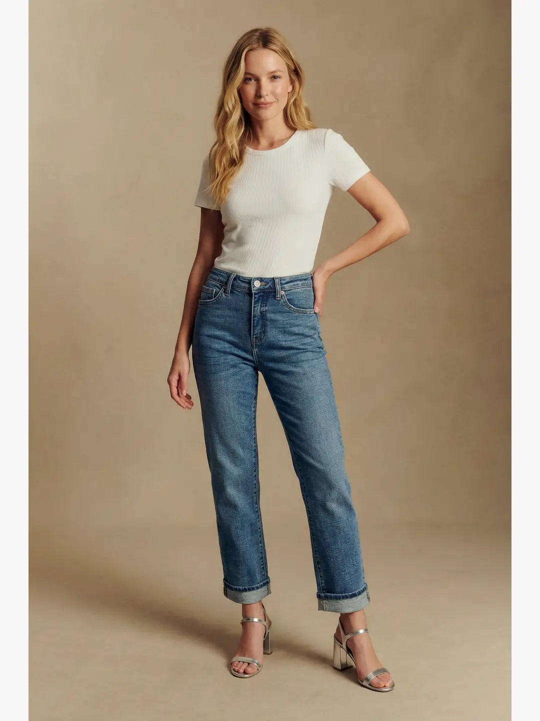 sabine tummy control Sabine Tummy Control High Rise Slim Straight Jeans 1 (24) (bottom) - shop at us.meeeshop
