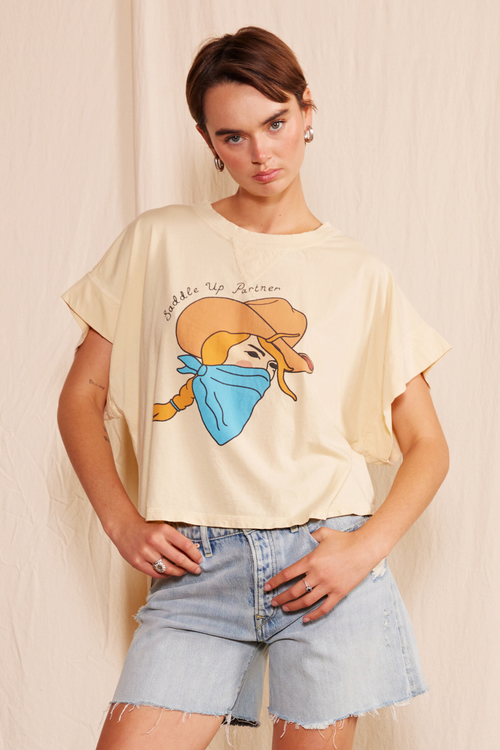 "saddle Up" Tee in XS - Saddle Tee Pvc (top)