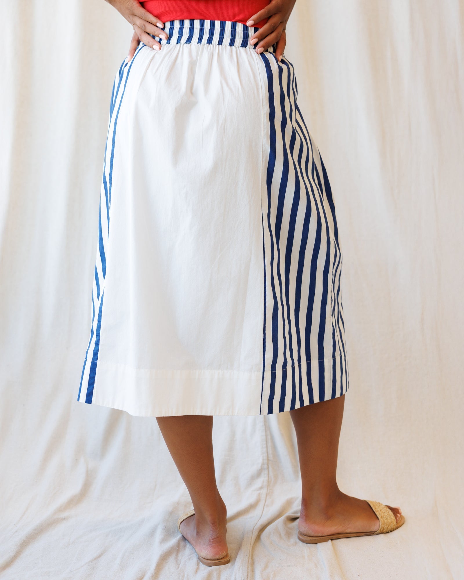 Sail Away Skirt in L view 4 - Sail Away Mini Skirt