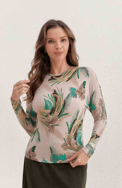 Sandstone Petal Top in XS