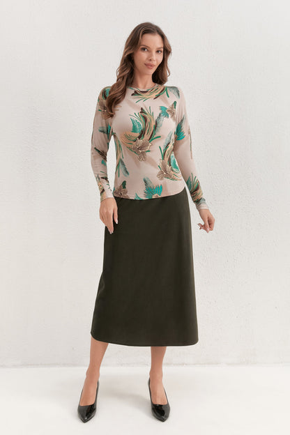 Sandstone Petal Top in XXL view 6