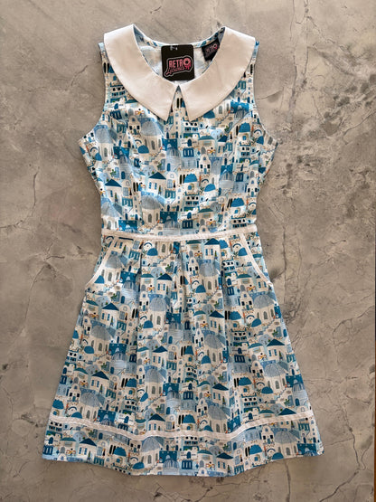 Santorini Collared Dress in M view 3