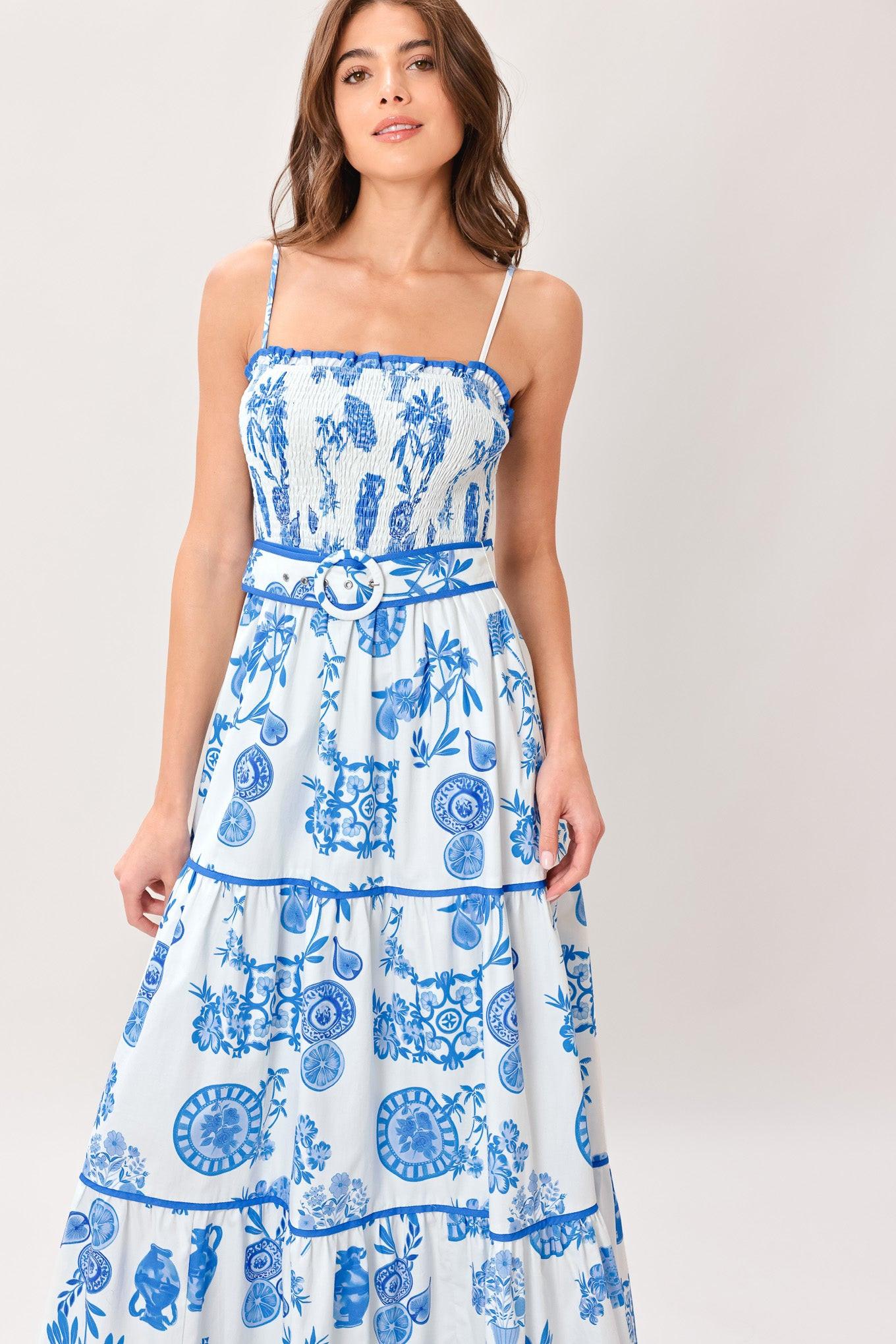 Santorini Dream Woven Maxi Dress view 6
