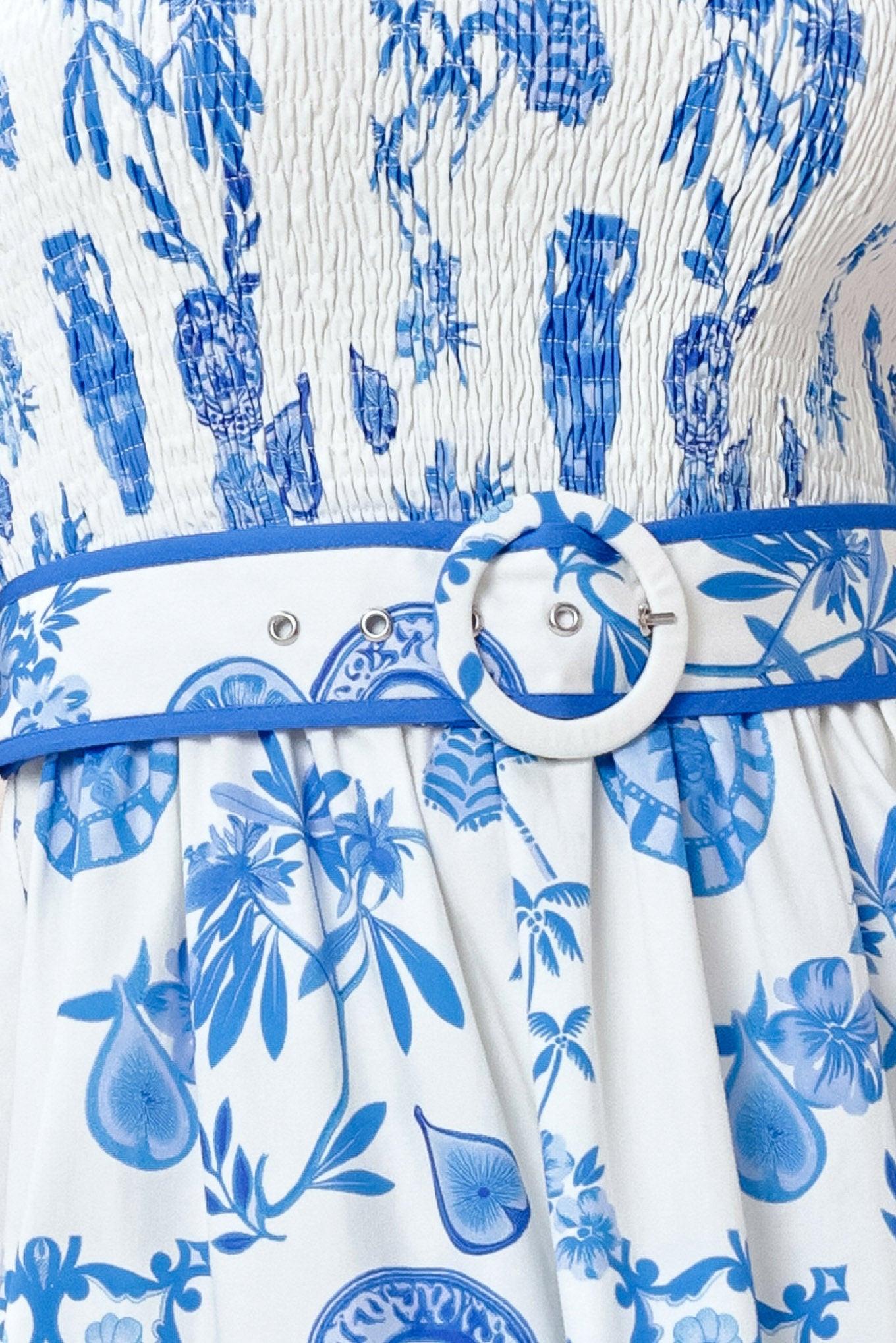 Santorini Dream Woven Maxi Dress view 7