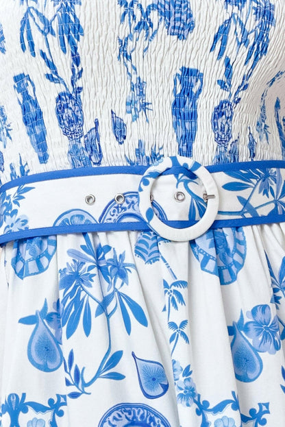 Santorini Dream Woven Maxi Dress view 7