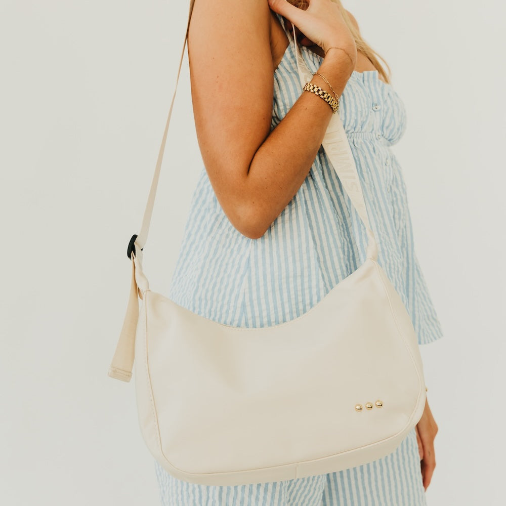 Sara Nylon Crossbody Bag in Black - Bag Crossbody