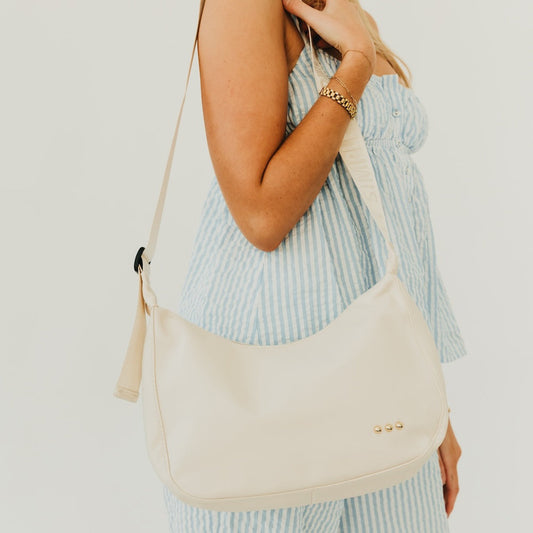 Sara Nylon Crossbody Bag in Black - Bag Crossbody