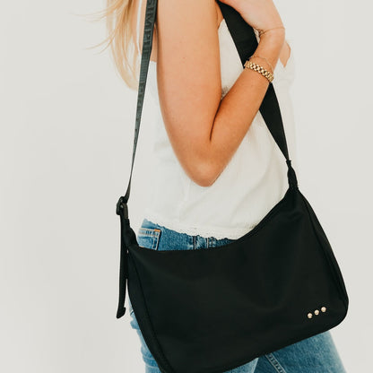 Sara Nylon Crossbody Bag in Cream view 2 - Bag Crossbody