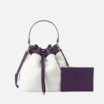 Saryn Faux Fur Bucket Bag and Set view 5 - Farryn Crossbody Bag (one-piece)