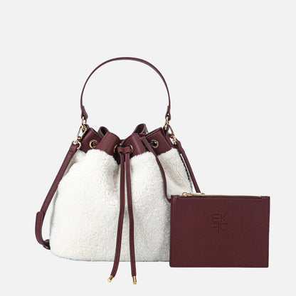 Saryn Faux Fur Bucket Bag and Set view 6 - Farryn Crossbody Bag (one-piece)