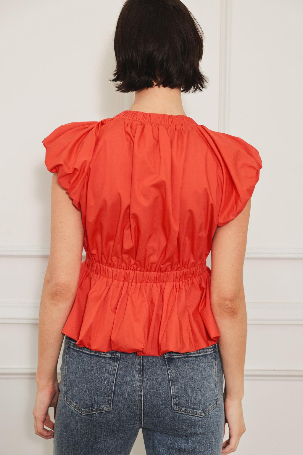 Scarlet Country Girl Woven Top view 13 (top) - woven top, girl woven top - shop at us.meeeshop