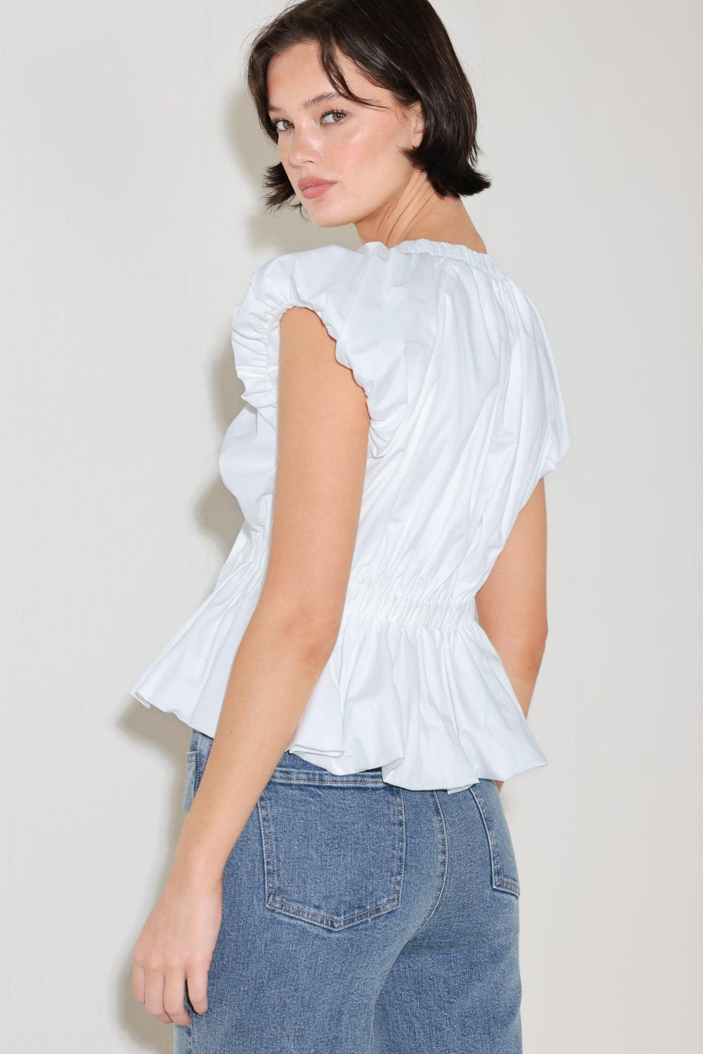 Scarlet Country Girl Woven Top view 14 (top) - woven top, girl woven top - shop at us.meeeshop
