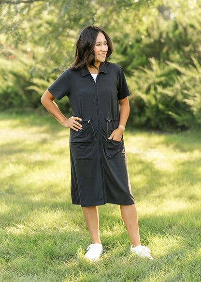 Scout Athletic Midi Dress in Periwinkle view 16 - Scout Athletic Wear