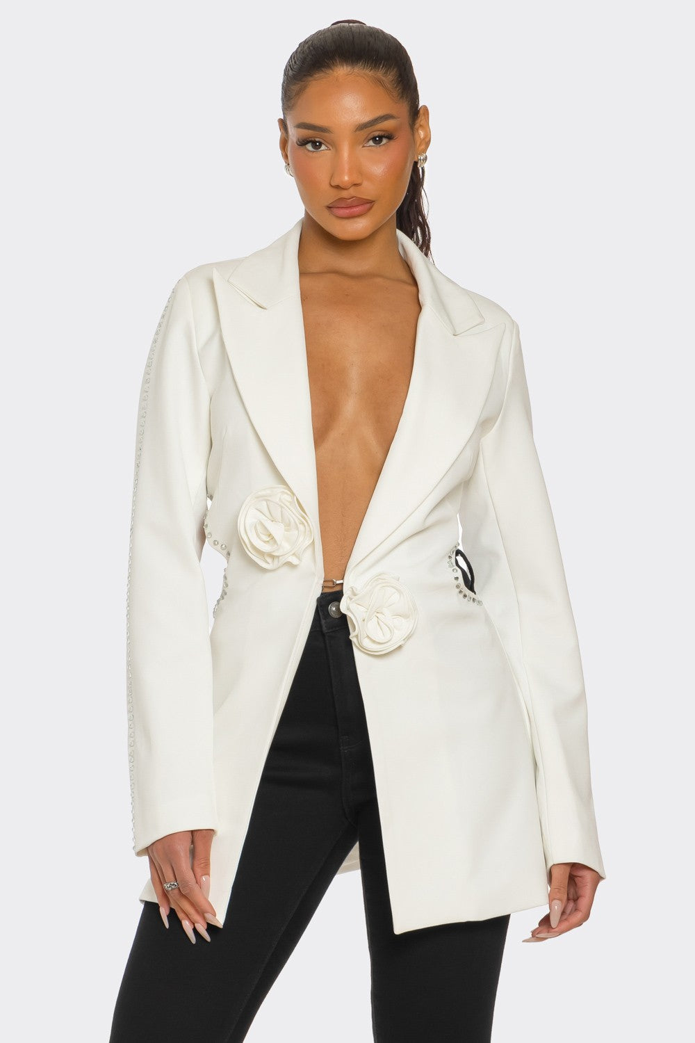 Sculpted Elegance Blazer view 5 - Casual Office Outfit (layer)
