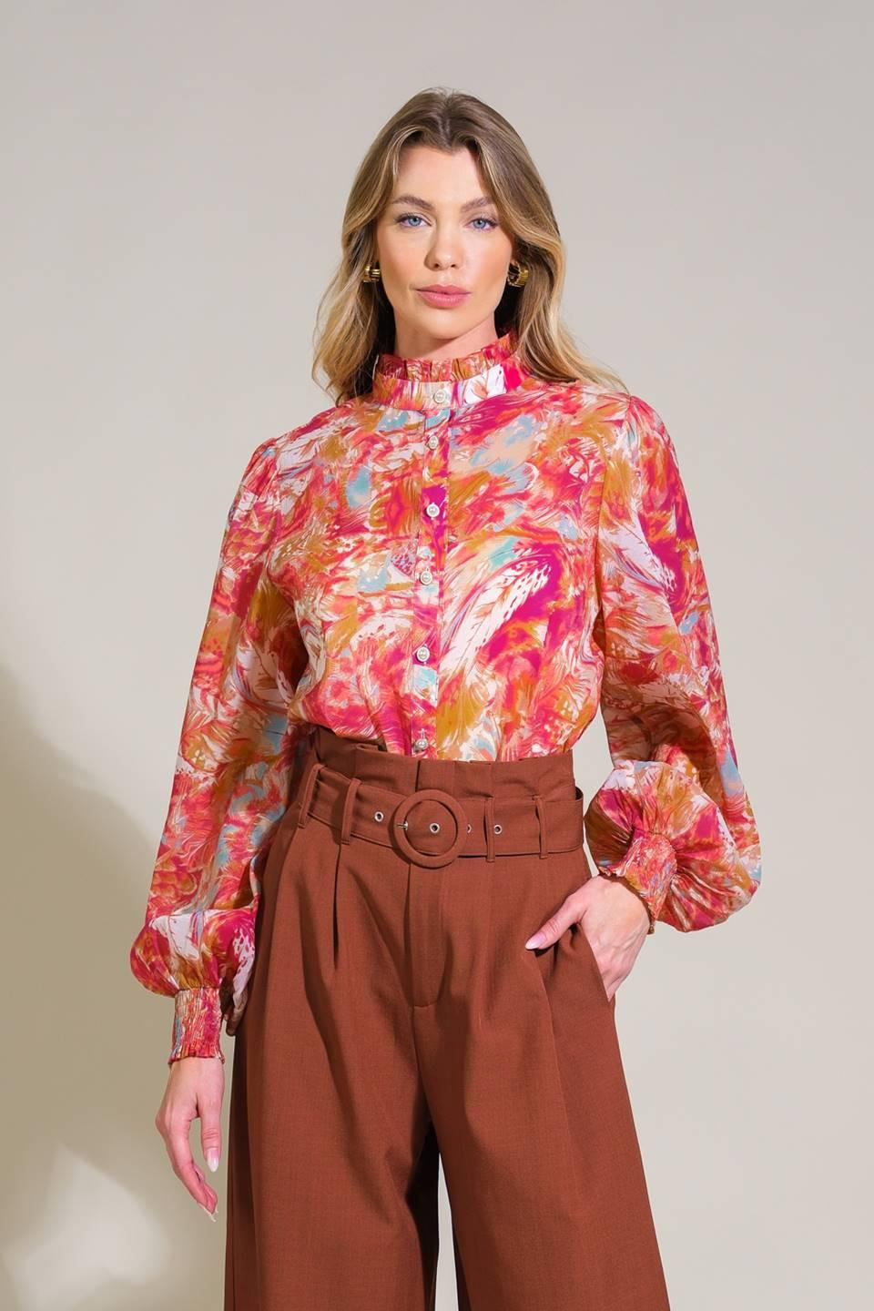 Seasonal Moves Woven Top in FUCHSIA - Top 10 Best Seasonal Movies