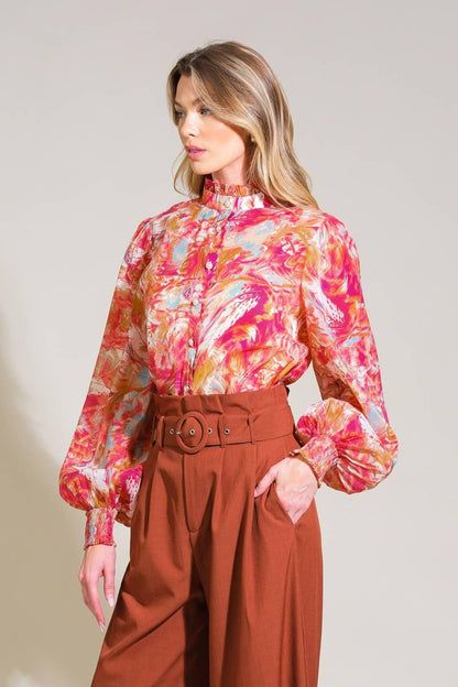 Seasonal Moves Woven Top in FUCHSIA view 3 - Top 10 Best Seasonal Movies
