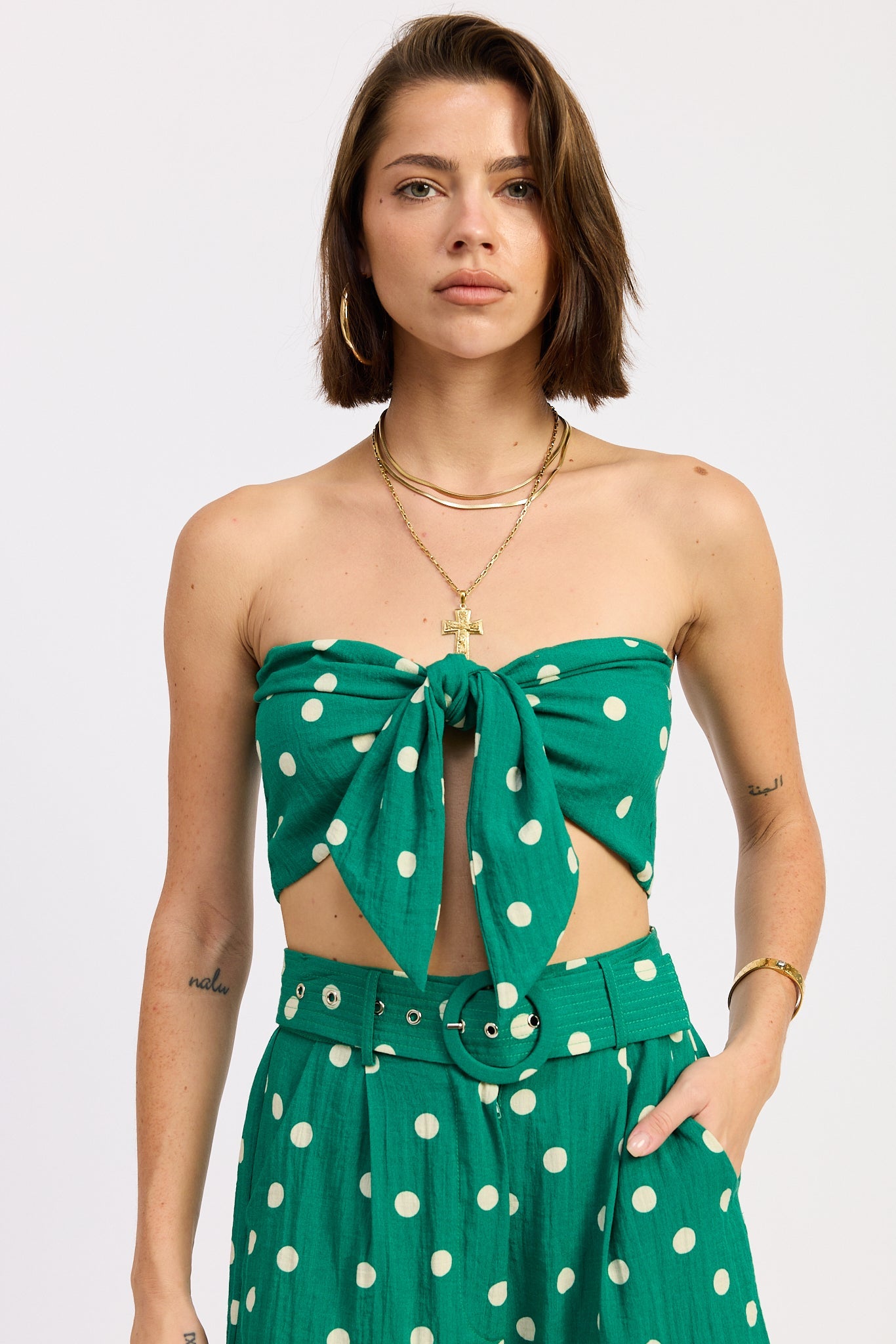 Selkie Crop Top in Green - Selkie Tank Top