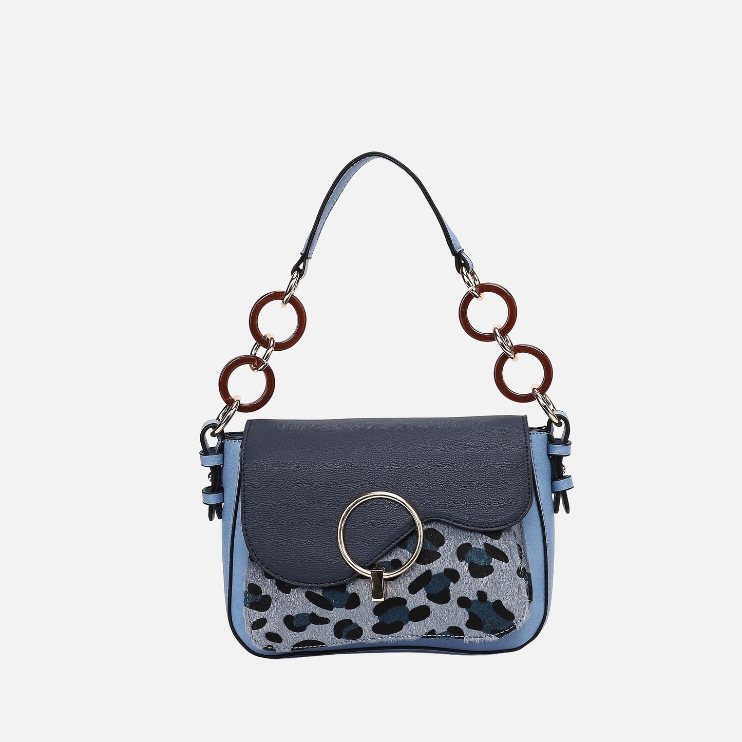 Serena Crossbody Bag in Light Grey view 7