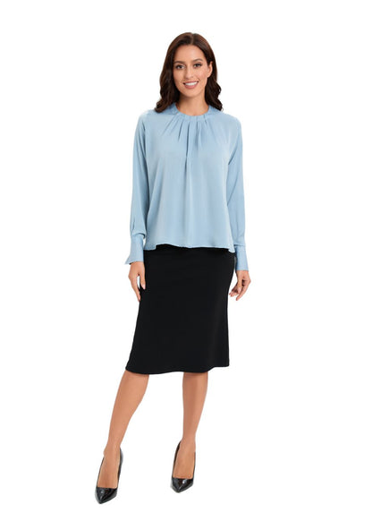 Serene Skyline Blue Top view 6