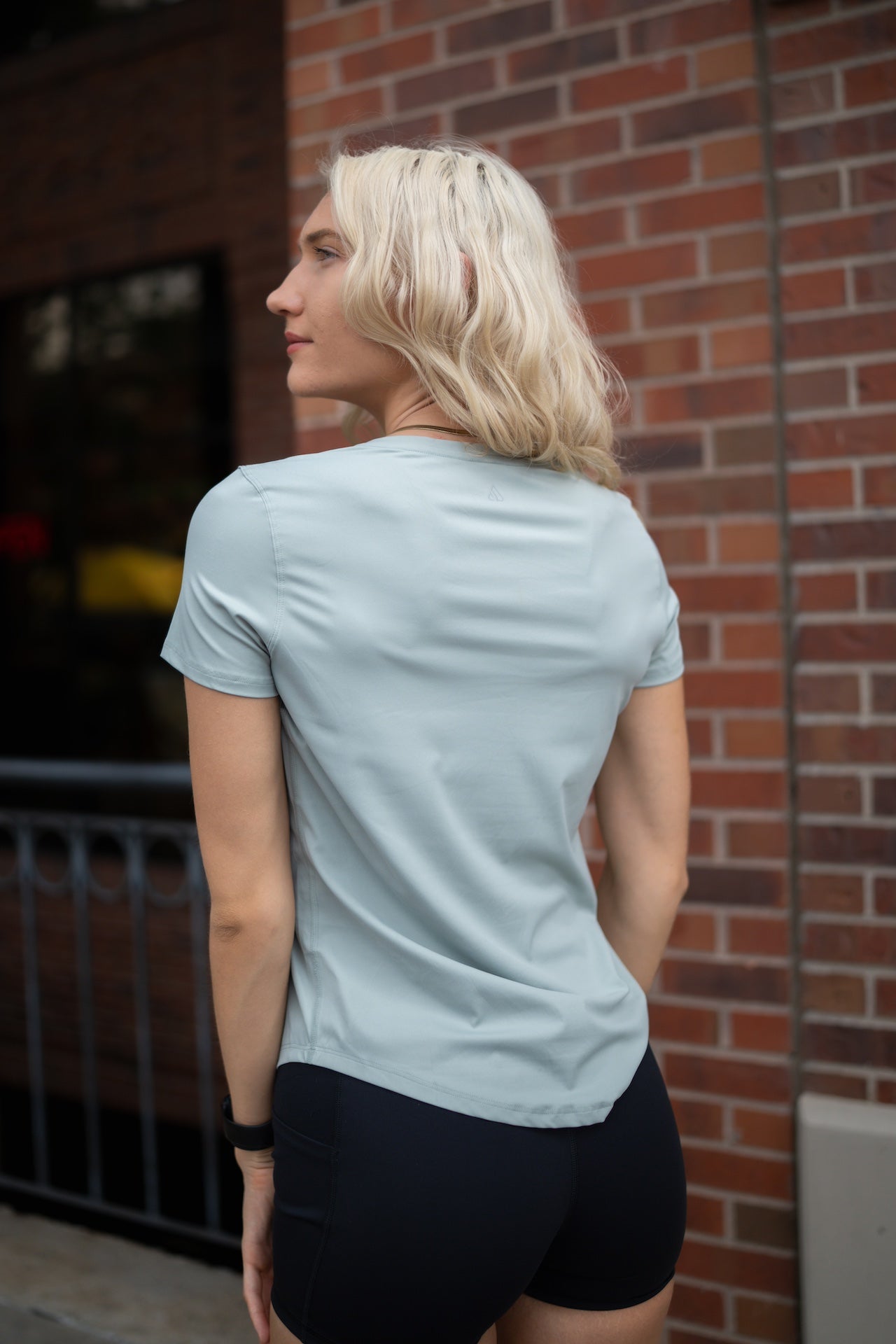 Serene Soft Authentic V1 Tee in White view 4 - Authentic Tee (top)