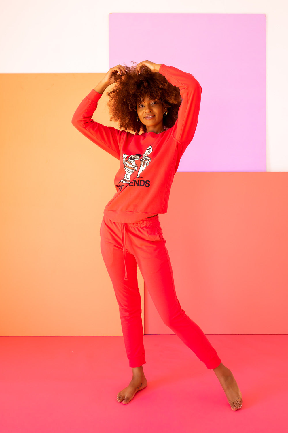 Sesame Street Best Friends Sweatshirt in XL view 4 - Sesame Street Sweatshirt Adult (top)