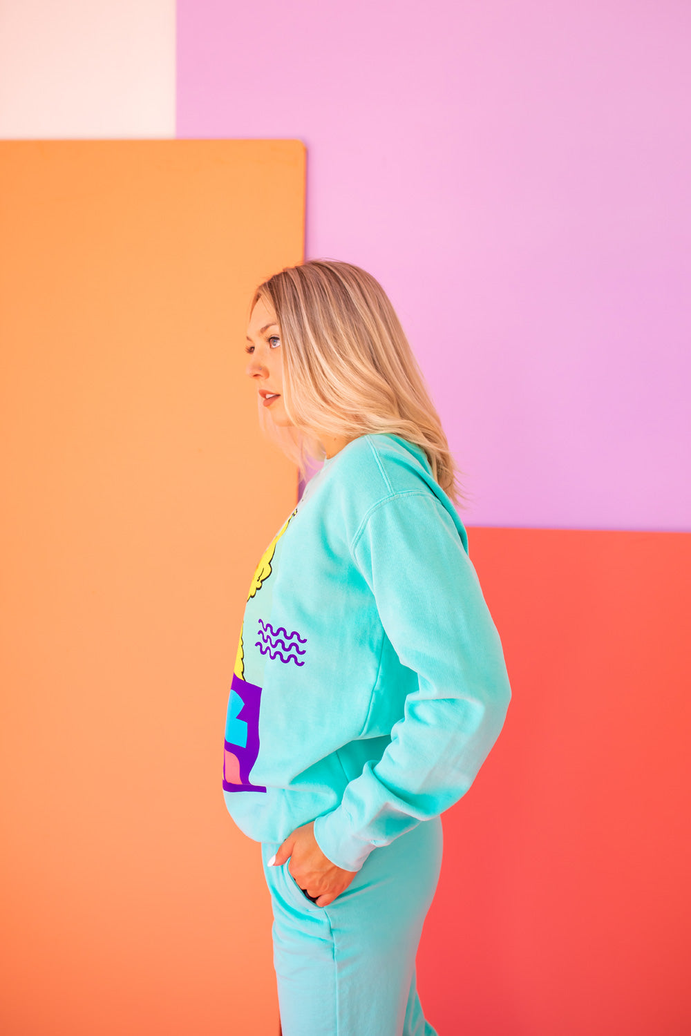 Sesame Street Big Bird Sweatshirt view 14 - Sesame Street Sweatshirt Adult (top)