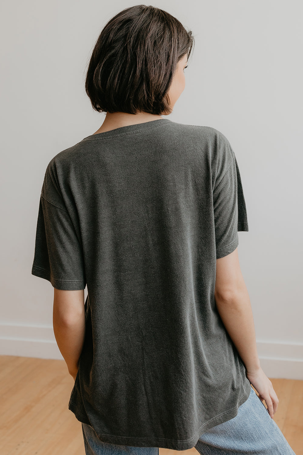 Sesame Street Peace and Love Tee Black view 4 (top) - sesame street teeth, sesame street teeny little s - shop at us.meeeshop