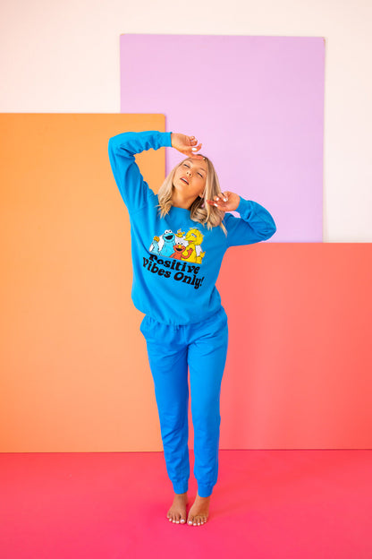 Sesame Sweatshirt Positive Vibes Sweatshirt view 10 (top)