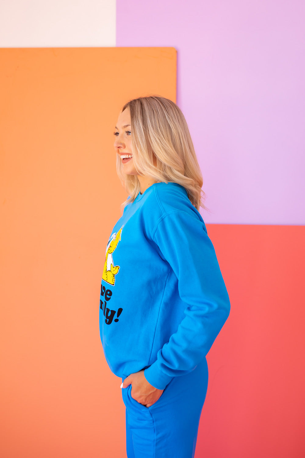 Sesame Sweatshirt Positive Vibes Sweatshirt view 13 (top)
