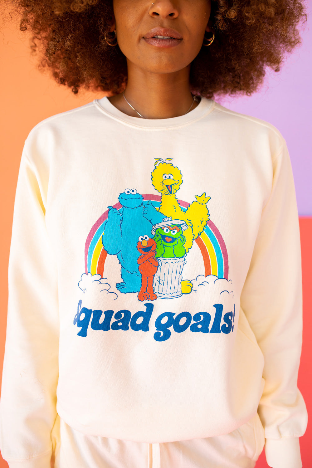 Sesame Sweatshirt Squad Goals view 7 (top)