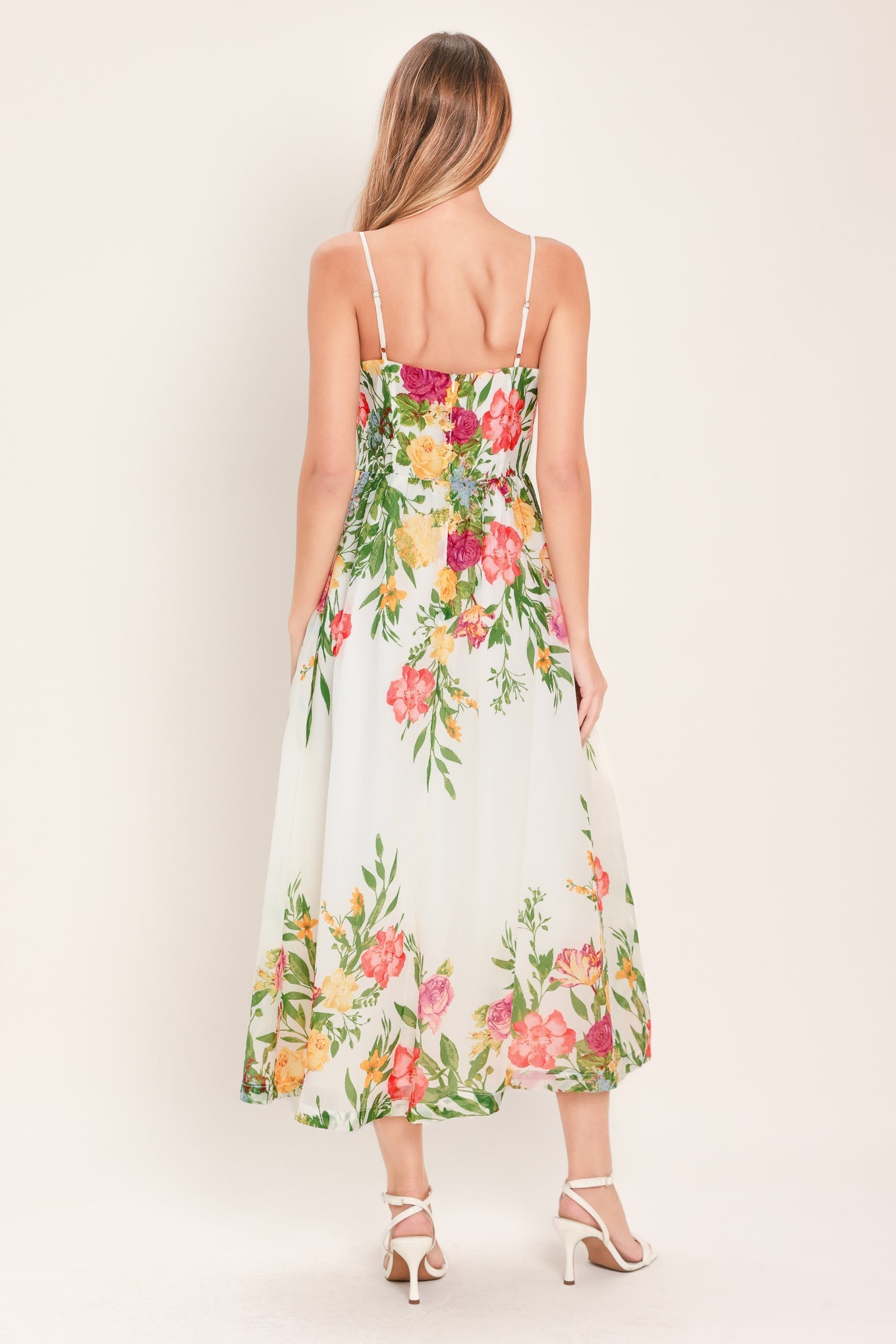 Shadow Floral Woven Midi Dress view 7 - Shadow Floral Midi Dress