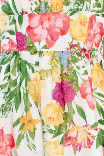 Shadow Floral Woven Midi Dress view 9 - Shadow Floral Midi Dress